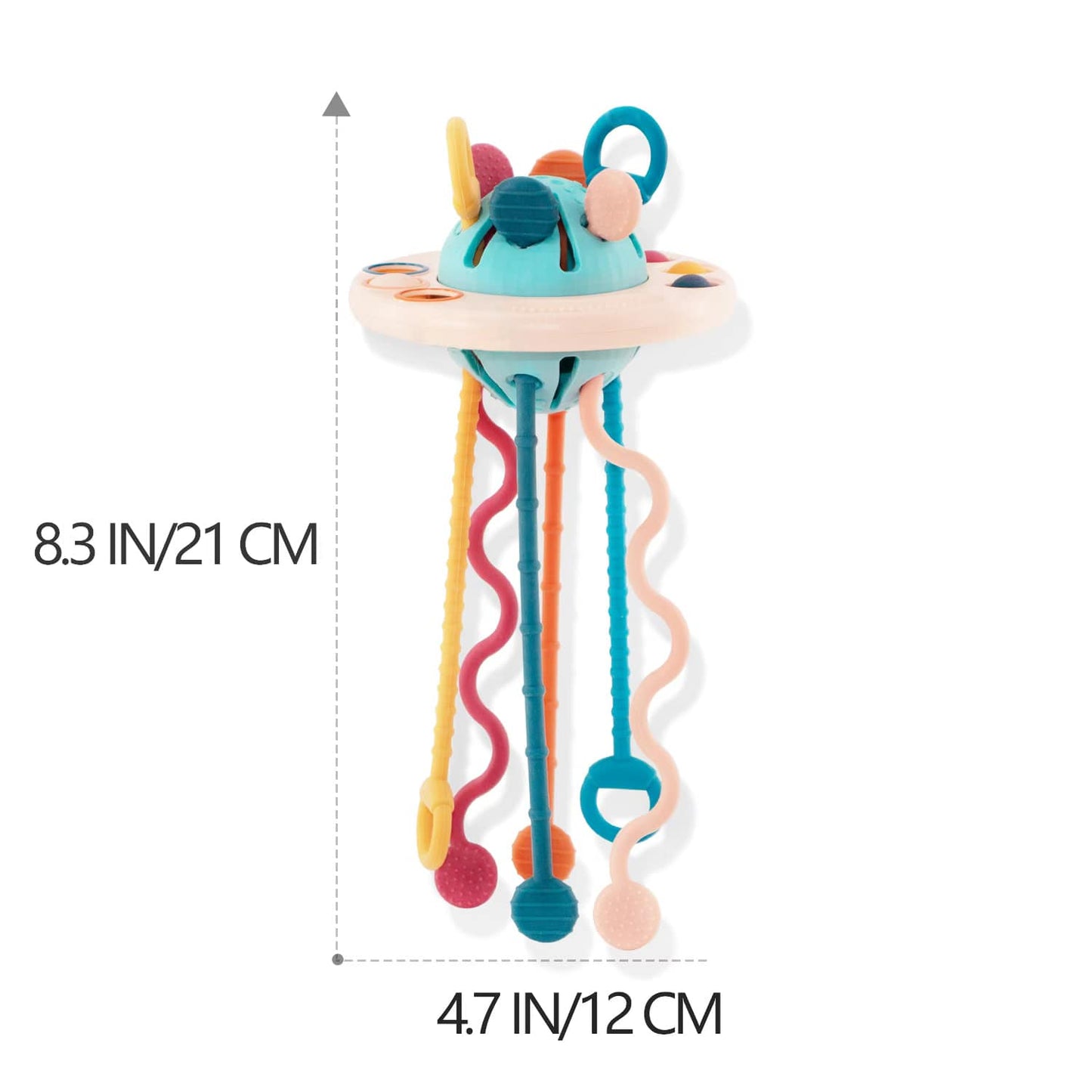 Space Ship Sensory Pull String Toy